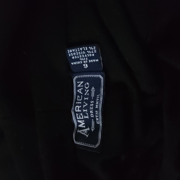 AMERICAN LIVING COWL NECK SLEEVELESS FIT AND FLARE DRESS SIZE 6 - Picture 9 of 9